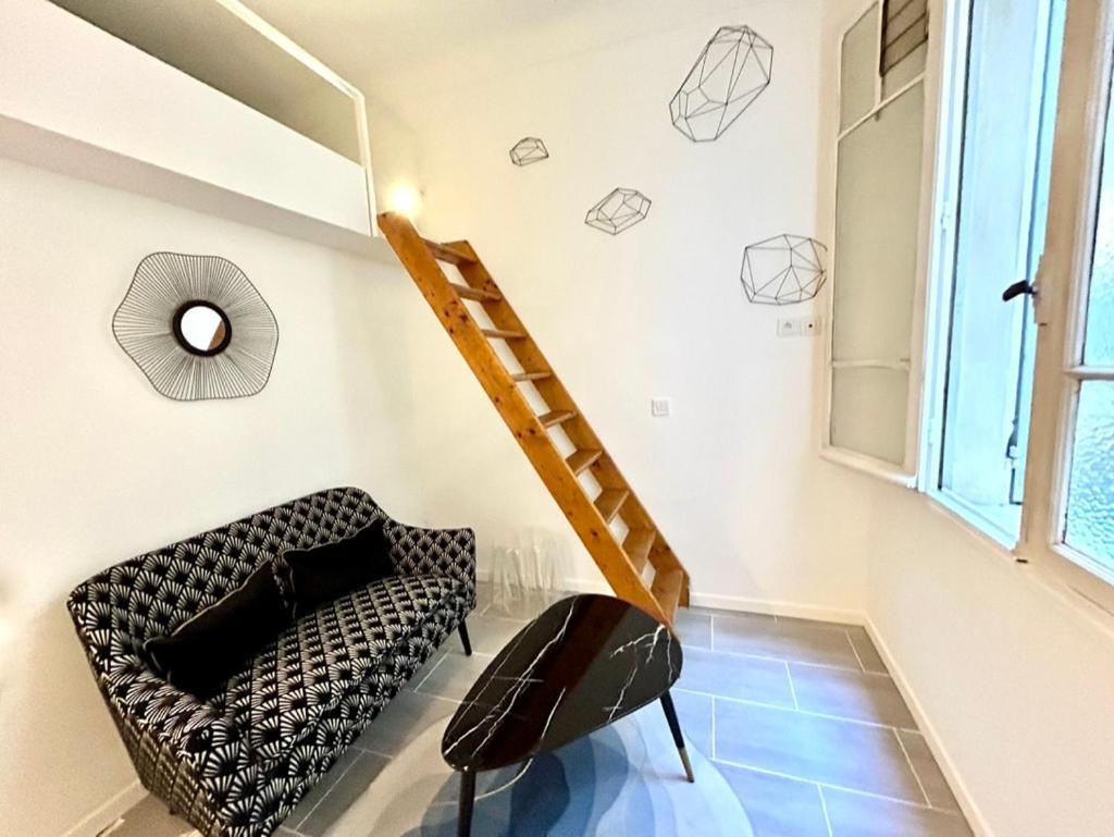 Studio At 1 Min From The Main Street Apartamento Niza Exterior foto