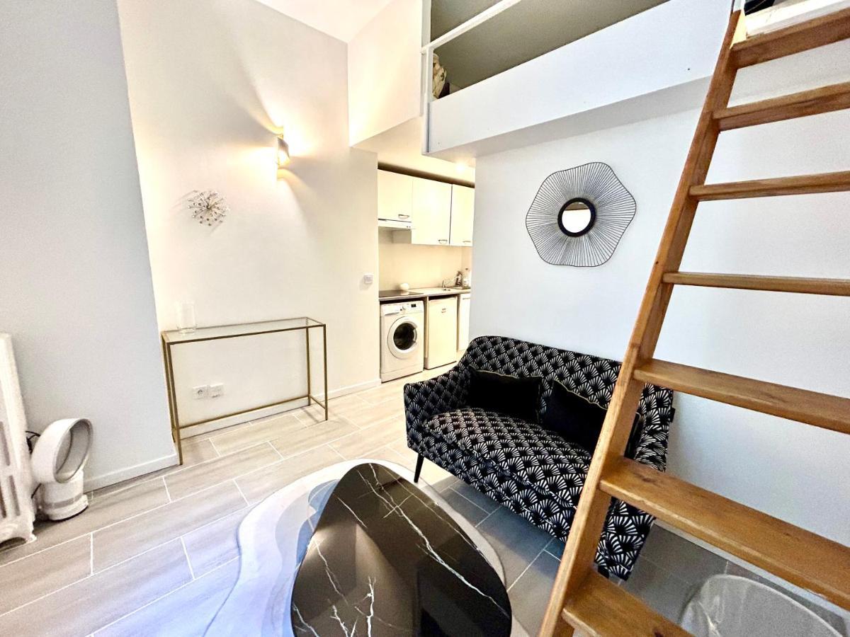 Studio At 1 Min From The Main Street Apartamento Niza Exterior foto