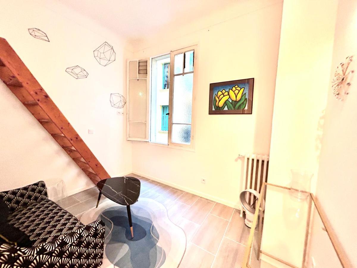 Studio At 1 Min From The Main Street Apartamento Niza Exterior foto
